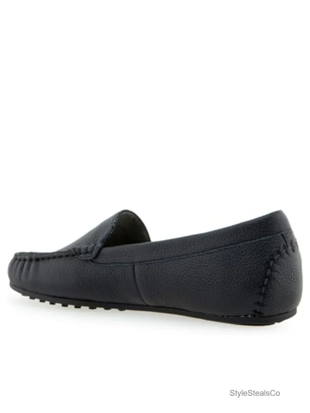 Genuine Leather Loafers with Tassel - Flat Heel Cushioned
